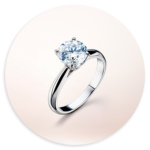women silver ring